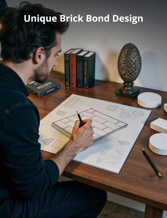 Produktbild Kuchoow 18 x selbstklebende Akustikplatten (18 Stk.)