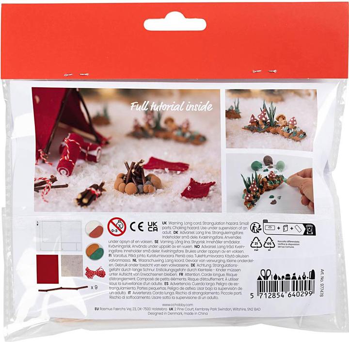 Produktbild Creativ Company Elfentür / Wichteltür Szene Camping