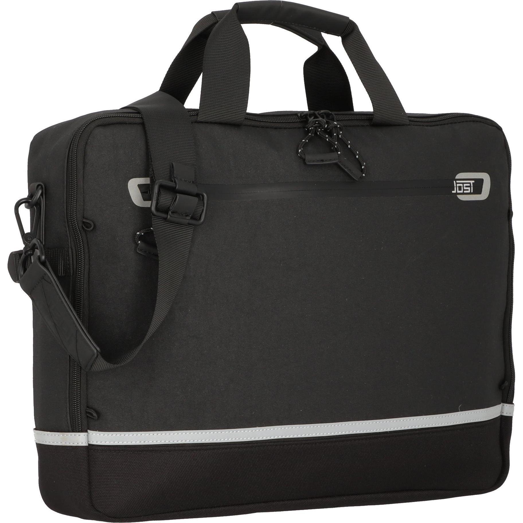 Thumbnail - Jost Aktentasche Lillehammer Business Bag 1 Comp (17"), Notebooktasche, Schwarz