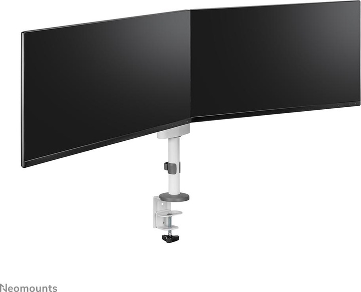 Actual product image Neomounts Table mount dual 100x100 -8kg 17-27"/h?v/incline/pivot/clamp/white? (Table, 27.01")