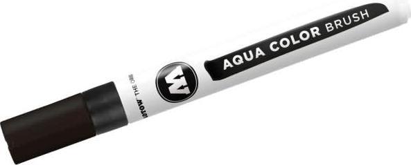 Produktbild Molotow Aquarellstift Color Brush Aqua 1-2mm tiefschwarz (1x)