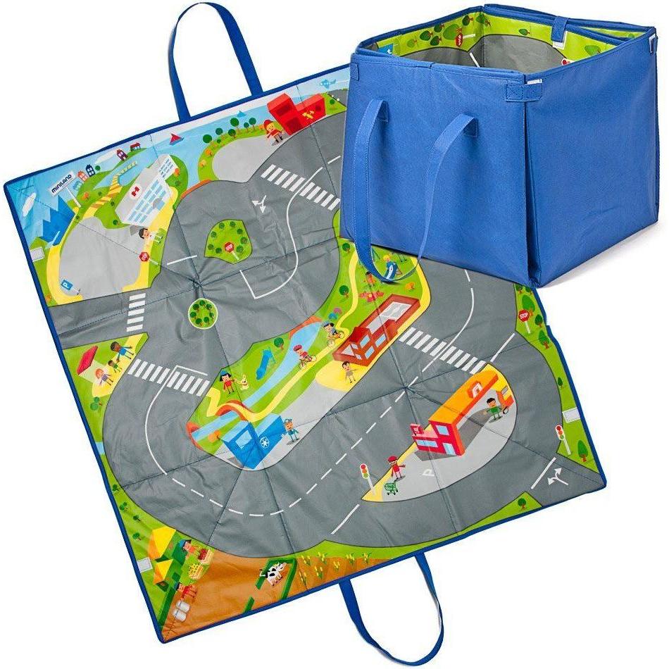 Miniland, Spielteppich + Spielmatte, Traffic Box (100 x 100 cm)