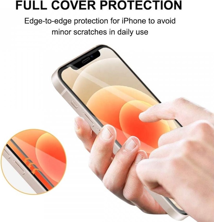 Produktbild Screenguard Full Screen Panzerglas (1 Stück, Apple iPhone 13)