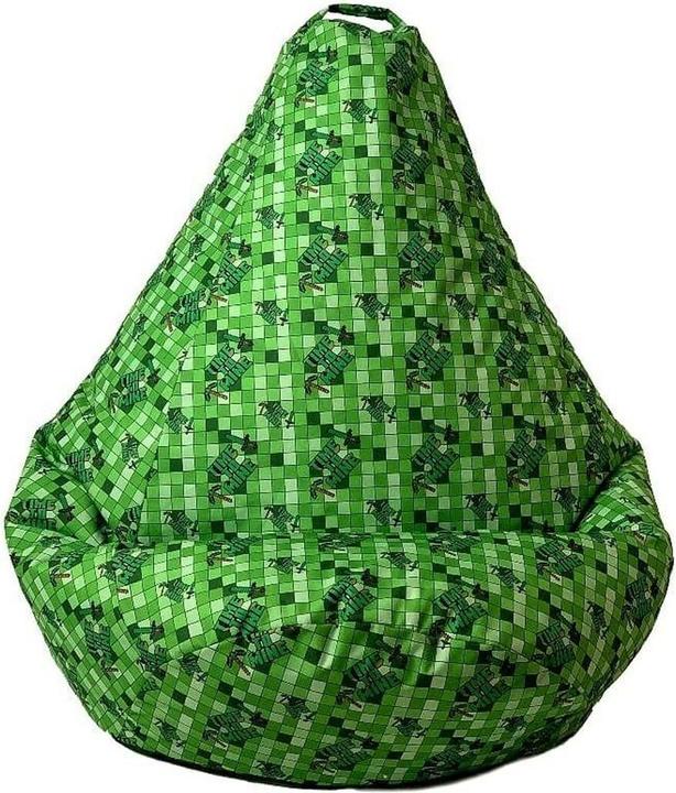 Go Gift Sako Tasche Pouffe Birnendruck Minecraft XXL 140 x 100 cm