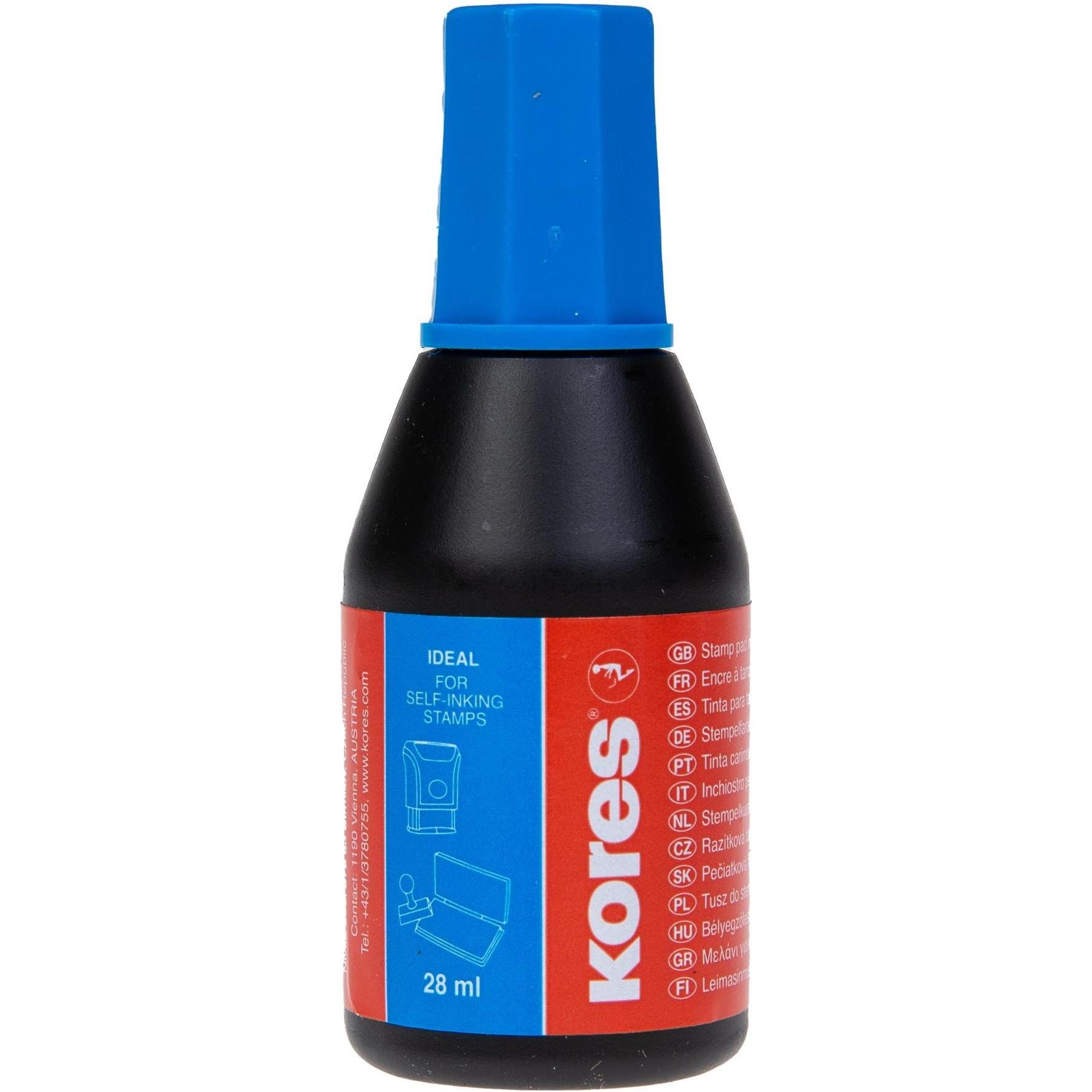 Kores, Stempel, Stempelfarbe blau