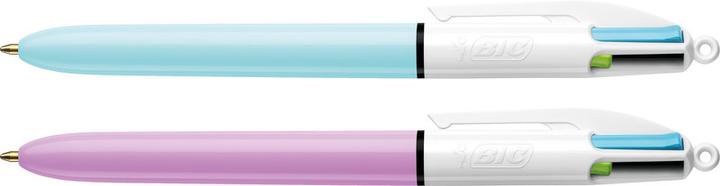 Actual product image Bic Four Colour Ballpoint Pen 4 Colours Fun Purple (Violet, White, 1 x)