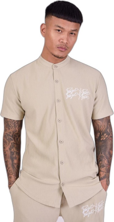 Image du produit Project X Paris Chemise manches courtes col mao (XS)