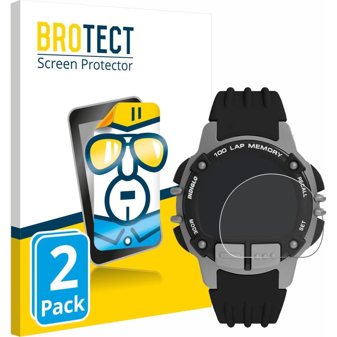 BROTECT Pellicola Trasparente, Pellicola protettiva per smartwatch, Trasparente