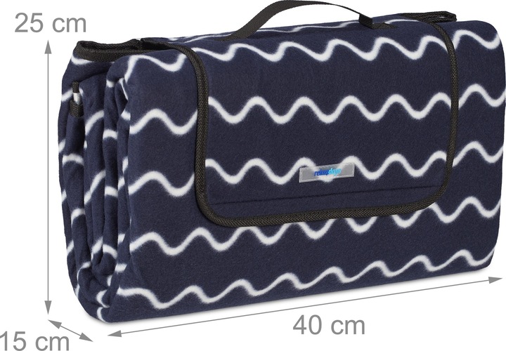 Actual product image Relaxdays Picnic blanket