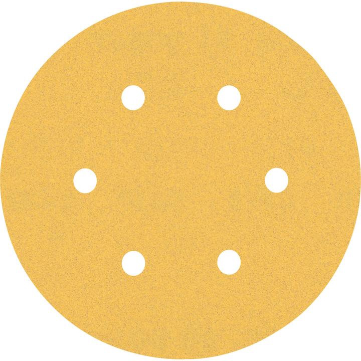 Bosch Professional Zubehör Expert C470 Sandpaper set for random orbital sander, 150 mm, 6 holes, G 60/120/240, 6 pcs. (120, 240, 60)