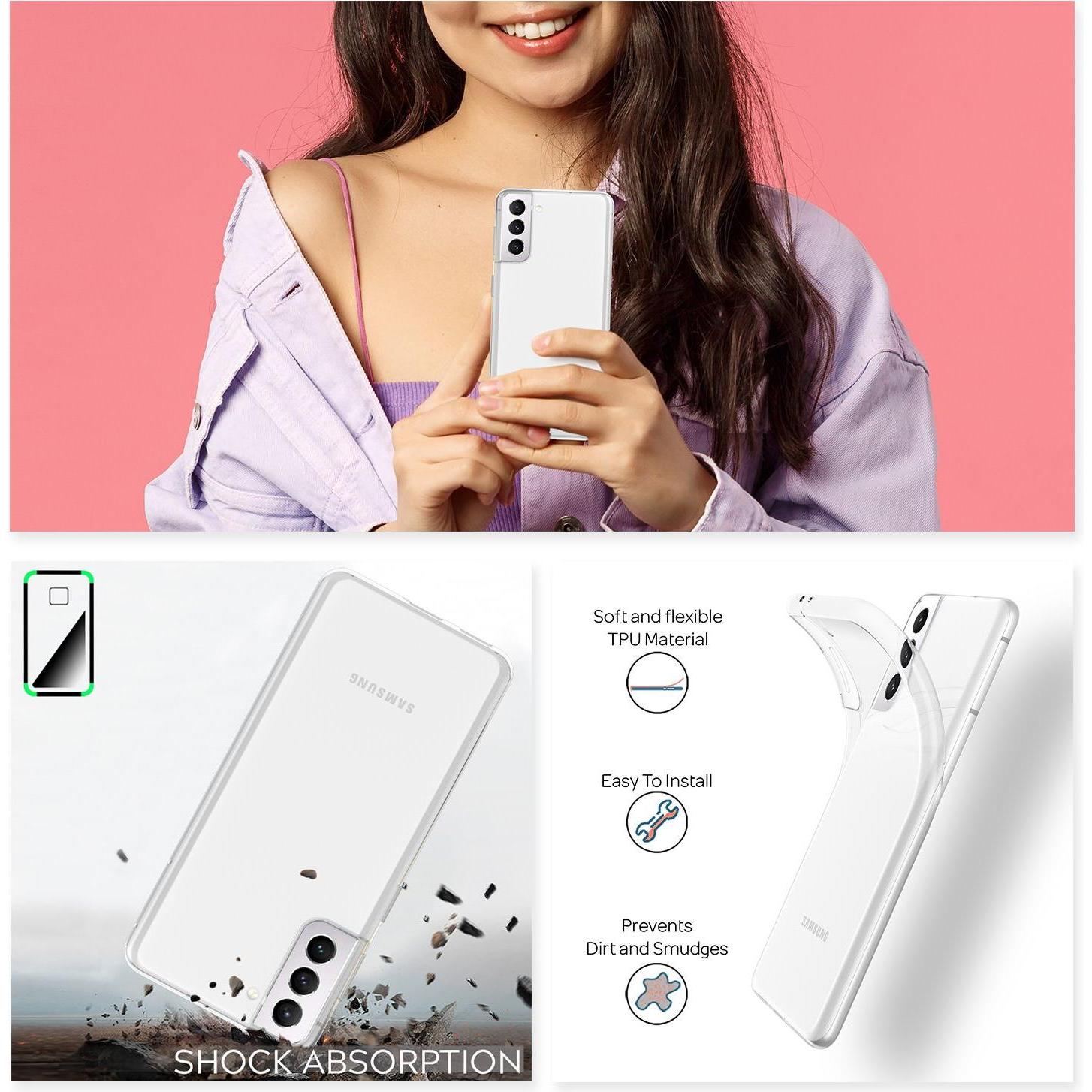 Thumbnail - Nalia Handyhülle (Samsung Galaxy S21+), Smartphone Hülle, Transparent