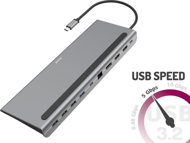 Produktbild Hama Essential (USB-C, 10 Ports)