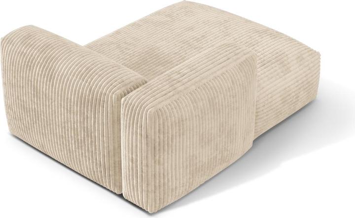 Image du produit Micadoni Chaise longue modulable gauche, "Martina", 1 Place, 176x123x75 Fabriqué en Europe (Recamière)