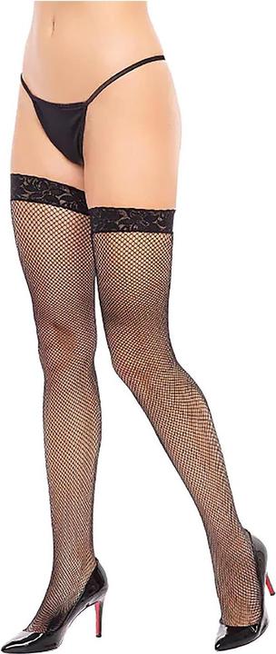 Produktbild Rene Rofe Lace top fishnet thigh high (One Size)