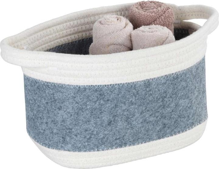 Actual product image Wenko Felt Basket Bea Light Grey (16 cm, 1x)