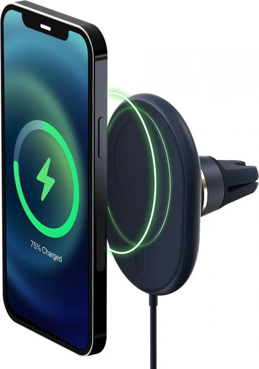 Produktbild iOttie Velox Magnetic Wireless Chraging 75W Air Vent Mount Blue Neu