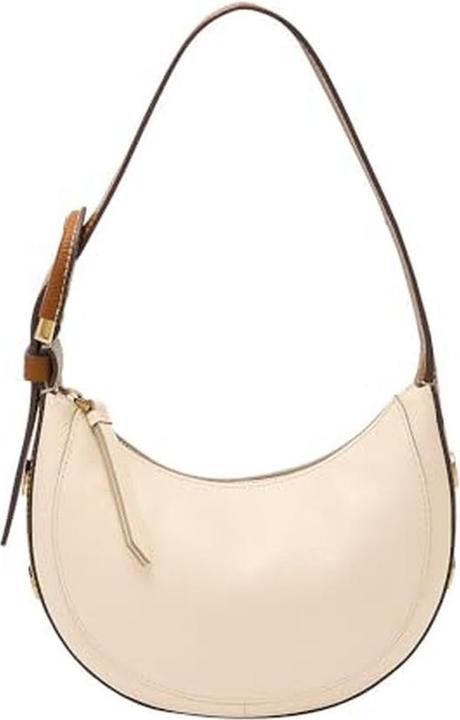 Produktbild Fossil Damen Harwell Schoudertas, LiteHide Leder, halbmondförmig, verstellbarer Gurt, Innenfach