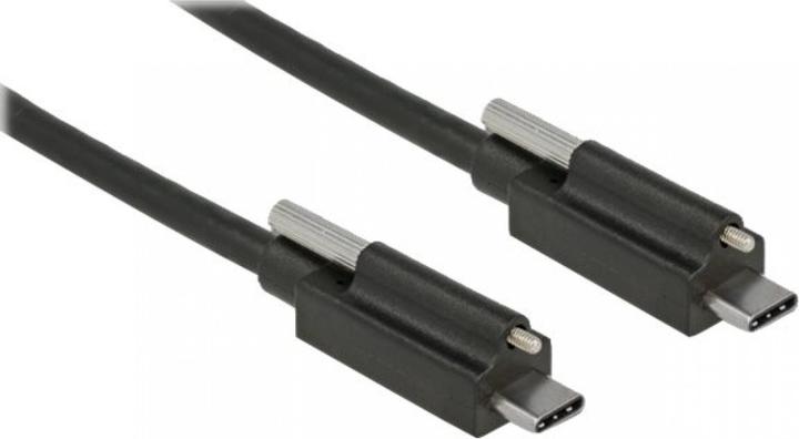Image du produit Delock Câble USB USB-C (M) à USB-C (M) (1 m)
