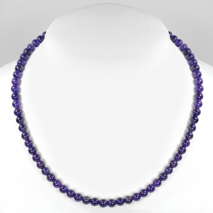 Produktbild Bijouteria Steinkette (Edelstahl, Amethyst, 45 cm)