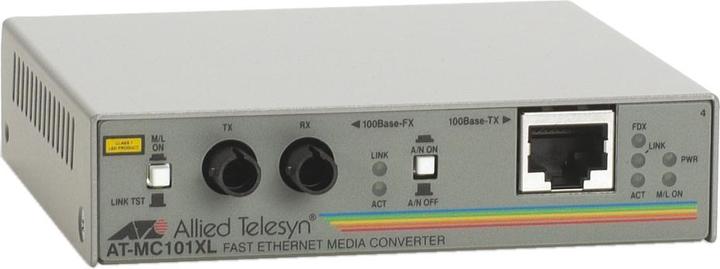 Actual product image Allied Telesis Allied Telesyn AT-MC101XL, 100BASE-TX to 100BASE-FX (ST) (Media converter)