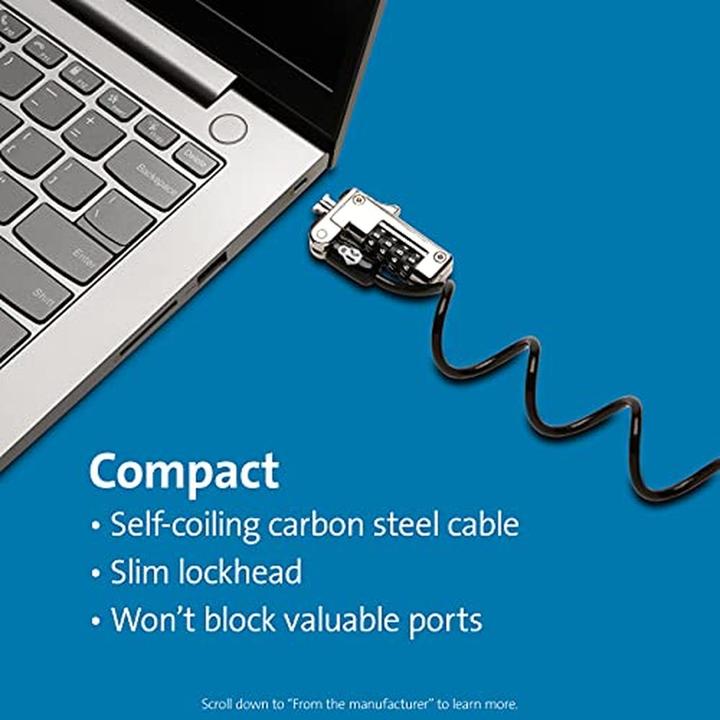 Image du produit Kensington Serrure à combinaison NanoSaver Slim, portable