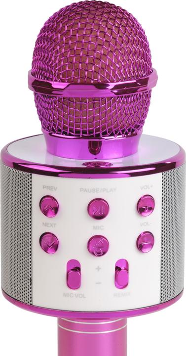 Actual product image Denver Karaoke Microphone Speaker KMS-20P, pink