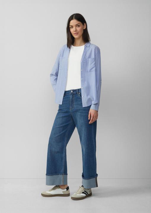 Immagine prodotto S.Oliver Strickpullunder Geripptes Feinstrick-Top im Slim Fit (48)