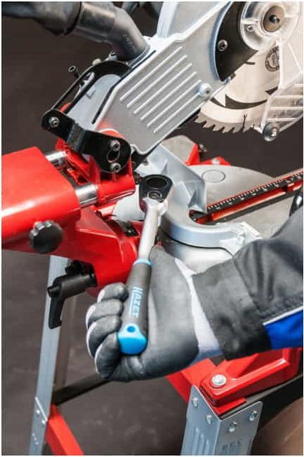 Immagine prodotto HAZET Leva a cricchetto reversibile a dentatura fine HiPer 916HP ∙ Attacco quadro, massiccio, 12,5 … (1/2")