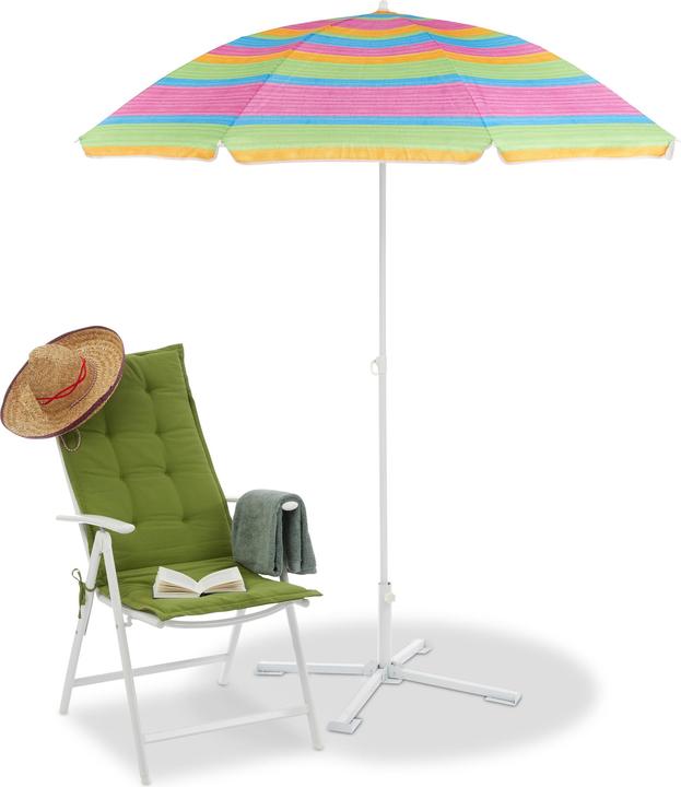 Relaxdays Parapluie de plage (1.70 m)