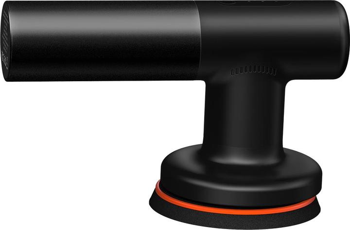 Actual product image Baseus New Power Cordless Electric Polisher Black(Include: flat foam pad*1+waffle foam polishing pad*1+poli (Eccentric polisher, 30 W)