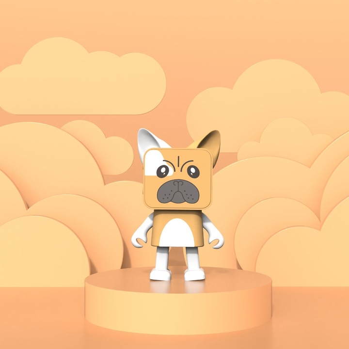 Image du produit Mobility on Board Dancing Animal speaker Bouledogue (4 h, Fonctionnement sur batterie)