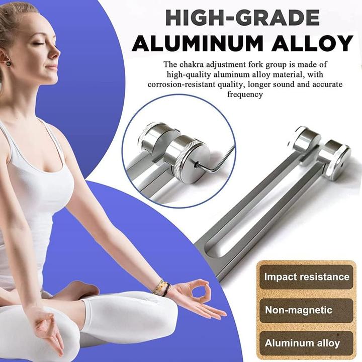 Image du produit Ocnvlia 3-teiliges Stimmgabel-Set (128 Hz, 256 Hz, 512 Hz)