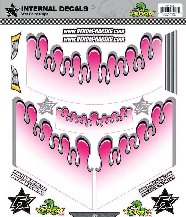 Jamara Sticker gocce di vernice bagnata