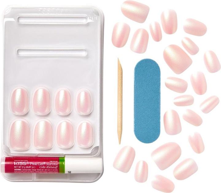 Image du produit KISS Nails - Ks Bare-but-better Premium Nails - Mocha (Ongles artificiels, Nude)