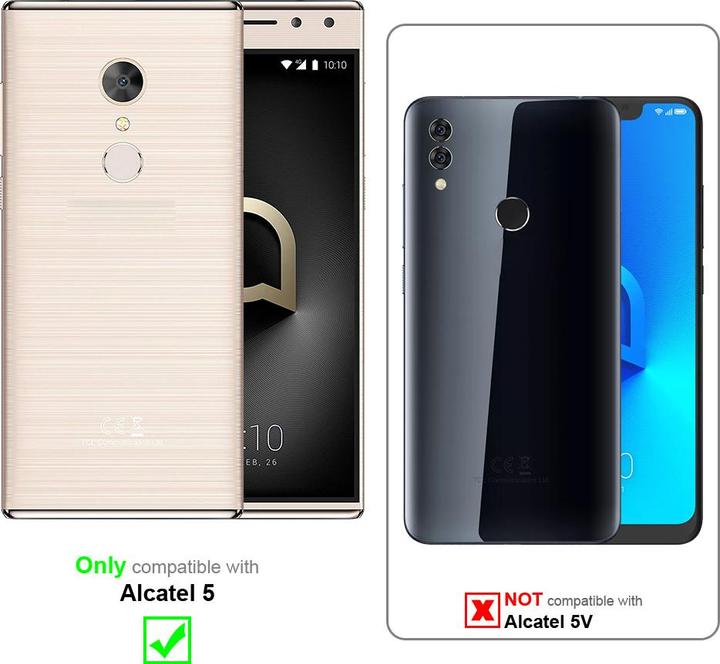 Actual product image Cadorabo Case for Alcatel 5 with belt clip (Alcatel 5)