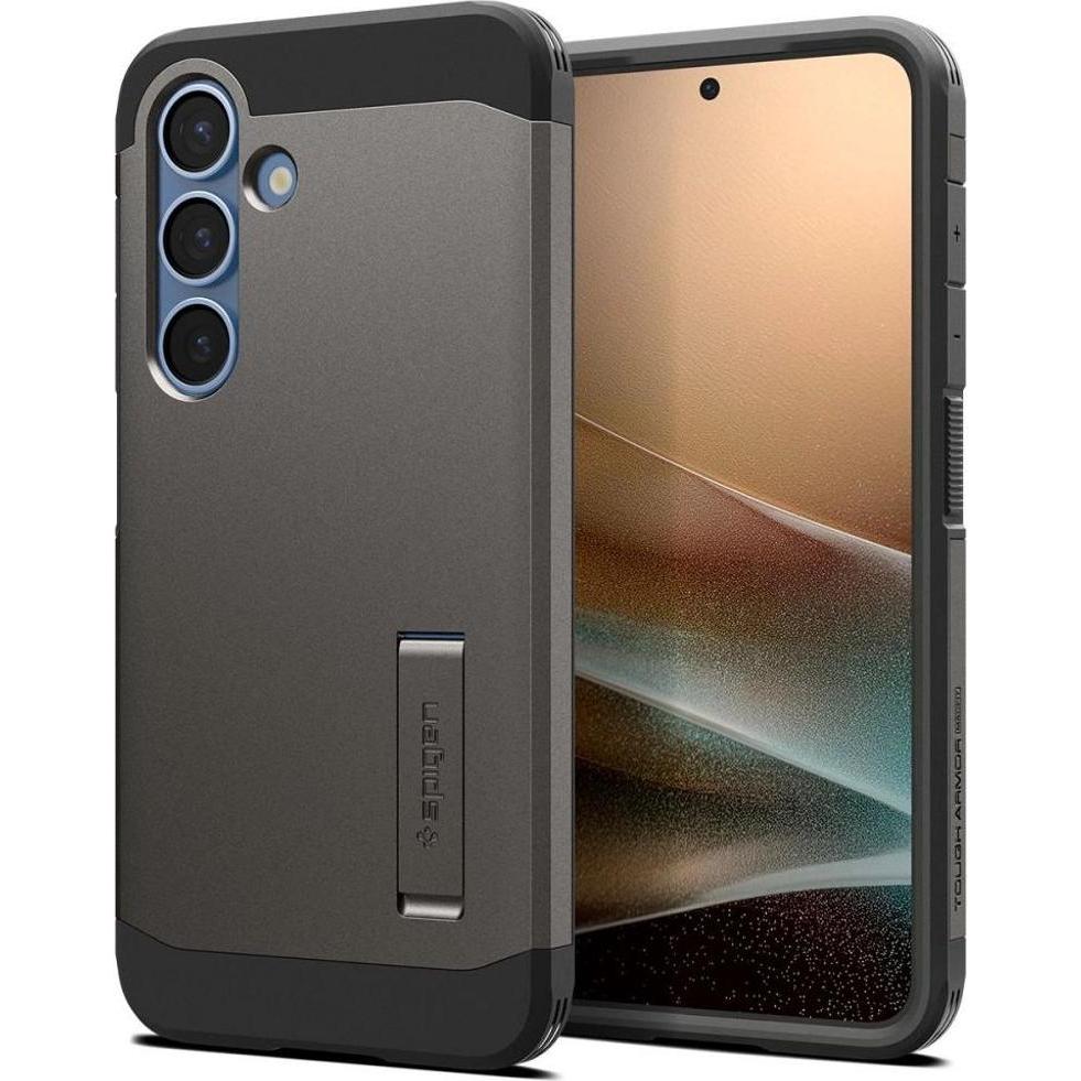 Spigen Tough Armor MagSafe Hülle für Samsung Galaxy S25+ - grau (Samsung Galaxy S25+), Smartphone Hülle, Grau