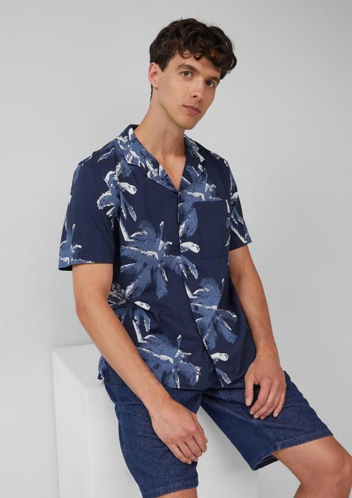 Produktbild S.Oliver Hemd Resort Fit: Kurzarmhemd aus Viskosemix (3XL)