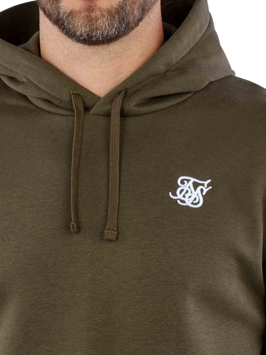 Image du produit Siksilk Sweat à capuche Kaki Essential Overhead Hoodie (XS)