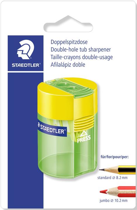 Produktbild Staedtler Doppelspitzdose rund BK 512006BK