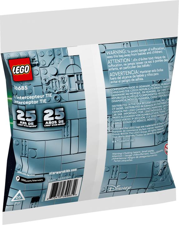 Produktbild LEGO TIE-Abfangjäger Mini-Modell (30685, LEGO Star Wars)
