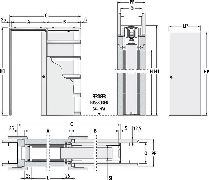 Image du produit Eclisse Einbauelemente Unico EF