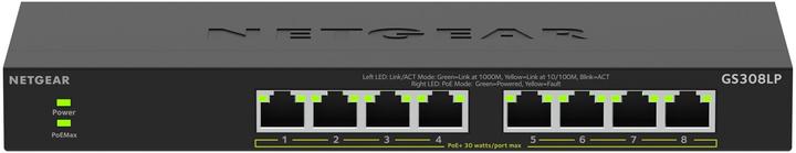 Produktbild Netgear Switch 8 port PoE Gigabit Unmanaged GS308LP