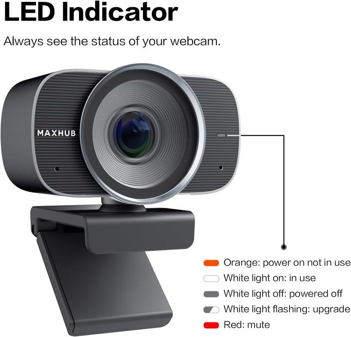 Actual product image Maxhub CAMARA UC W31 TEAMS ROOMS 4K USB 12MP (12 Mpx)