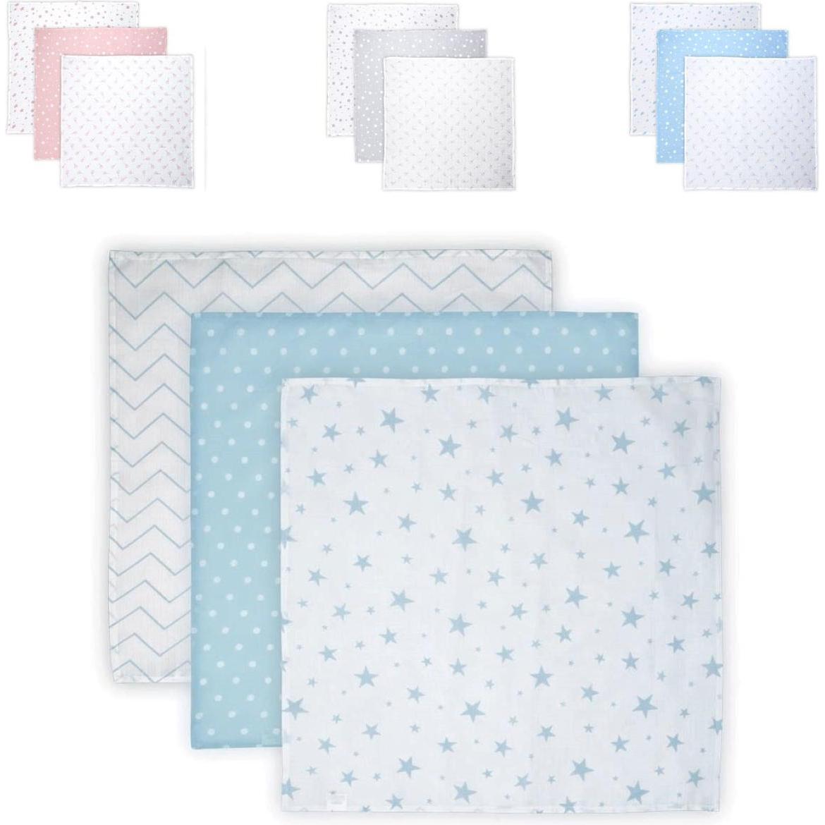 Lorelli, Babydecke, Wickeldecke Trio Baumwolle 80x80 (80 x 80 cm)