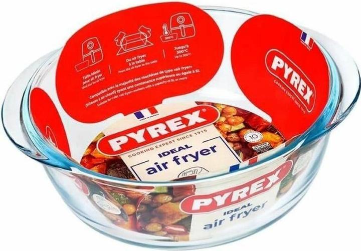 Actual product image Pyrex Air Fryer round baking tin