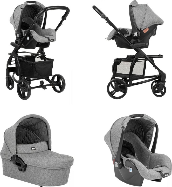Immagine prodotto Kikkaboo Madrid 3 in 1 passeggino combinato