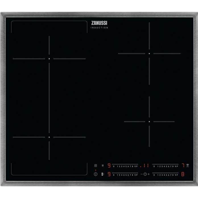 Zanussi ZIFN644X 949595733, Kochfeld, Schwarz
