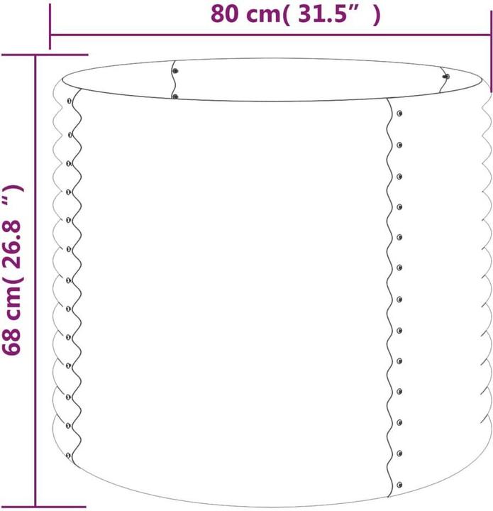 Actual product image VidaXL Yanire (80 cm)