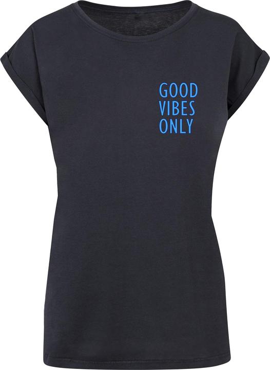 Produktbild Merchcode Ladies Good Vibes Only Extended Shoulder Tee - 118097 (4XL)