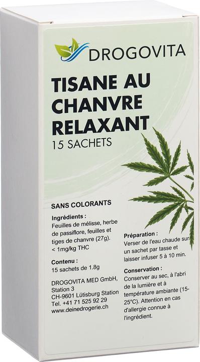 Produktbild Drogovita Hanf-Relax Tee Tees (27 g)